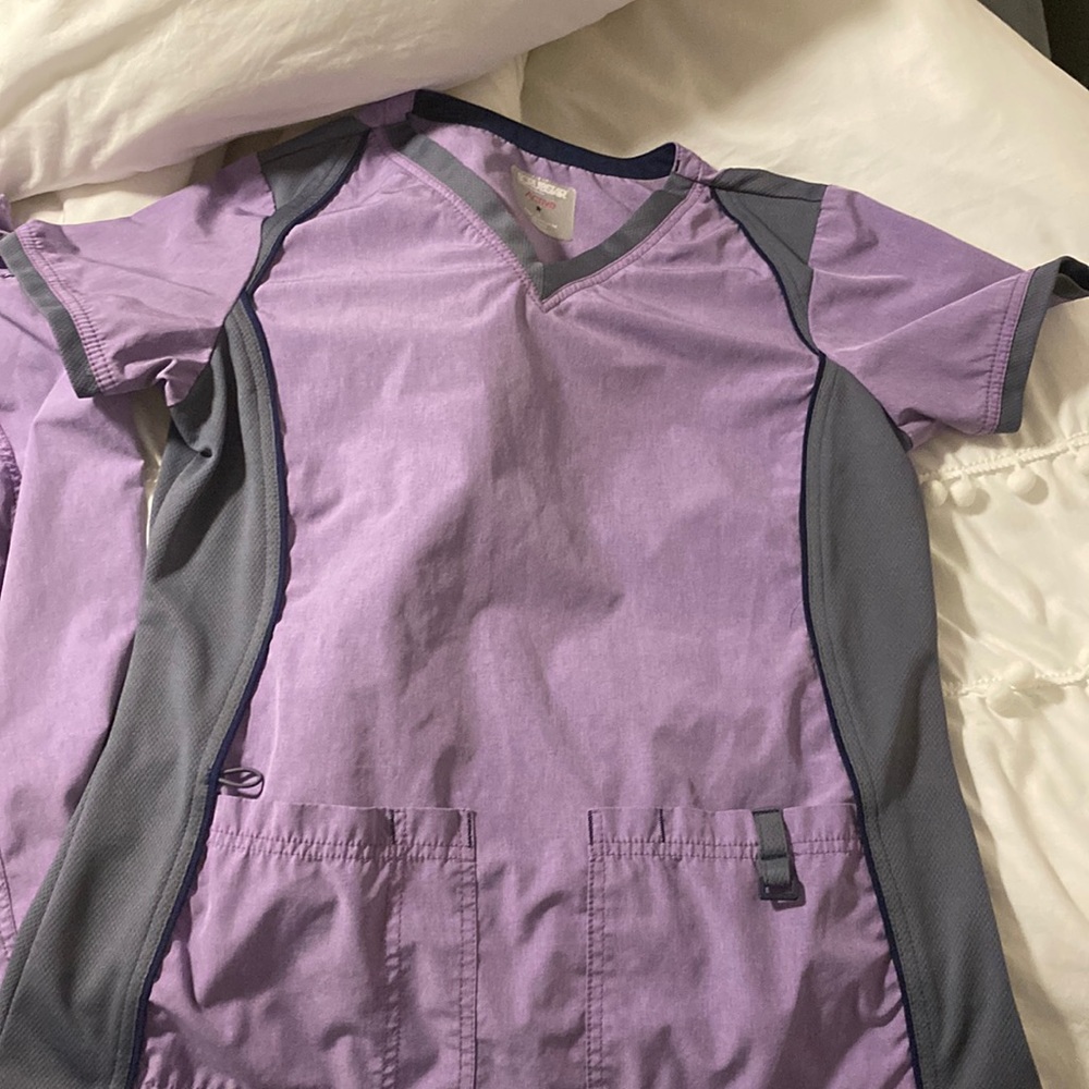 Purple scrub set